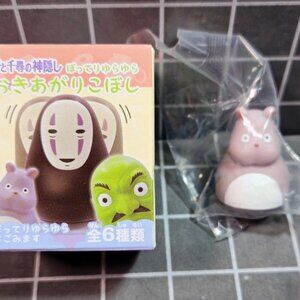 Studio Ghibli Spirited Away Wobbling Tilting Doll BOH MOUSE FROM JAPAN!